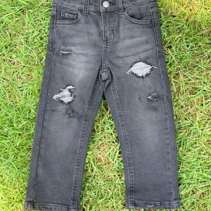 3T boys distressed black jeans